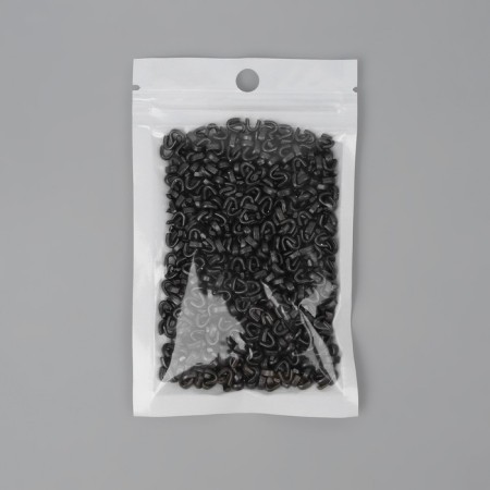The upper limiter for lightning, metal, No. 5, 1000 ± 20 pcs, black nickel color-2
