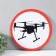 Decorative sign (poster) "useless zone" 32x32 cm, plastic