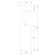 Lamp ceiling Elektrostandard, Diffe LED 8 W, 39x39x155 mm, IP20, white color
