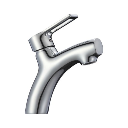 Rossinka RS43-11U washbasin mixer, one-handed, monolithic, chromium color