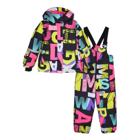 Winter set for the girl PlayTode: jacket and semi -combineson, height 110 cm-9