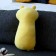 Soft toy-podushka "cat tooth", 50 cm, yellow color