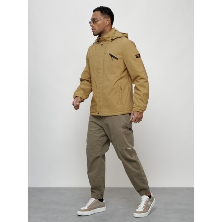 Sports male jacket, size 48, beige color-2