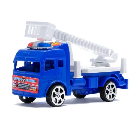The inertial car "Firefight", with a firefighter and a dog, mix-1