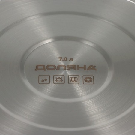 Stainless steel pan "GREAT", 7 L, induction-5