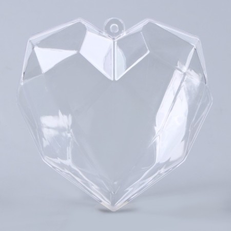 The basis for creativity and decoration "Heart", set of 3 pcs., Size 1 pc. - 8 × 8 × 5 cm