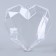 The basis for creativity and decoration "Heart", set of 3 pcs., Size 1 pc. - 8 × 8 × 5 cm