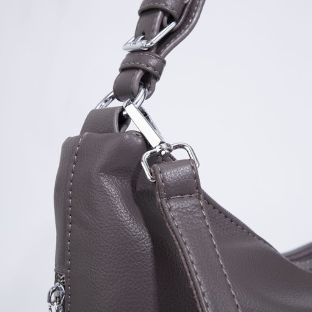 Love bag with lightning, brown color-4