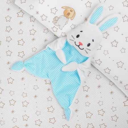 Comforter for newborns "Bunny", 30x27 cm-2