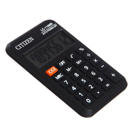 Pocket Citizen Pocket "LC-110NR", 8-bit, 58 x 88 x 11 mm, battery power, black-1