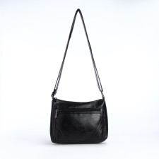 Women's bag with lightning, black color