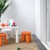 Stool children's mammut, for home and street, orange