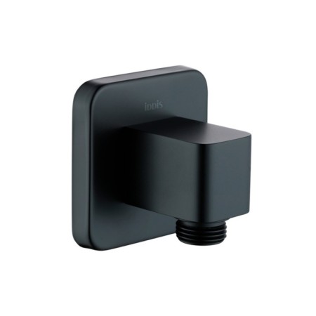 Connection for shower hose IDDIS Slibl00i62, 55 x 70 mm, black