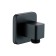 Connection for shower hose IDDIS Slibl00i62, 55 x 70 mm, black