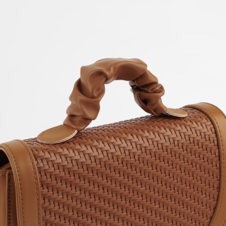 Bag for a bag, sewing, 18 × 3.5 cm, terracotta color-3