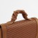 Bag for a bag, sewing, 18 × 3.5 cm, terracotta color