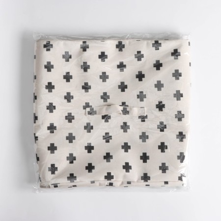 CFR for storing things "openwork", 55 × 42 × 25 cm, black and milk color-7