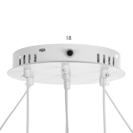 Lamp with DDD "Fior" LED 140W 3000-6000K White 49x49x15-115 cm-8