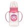 A bottle of feeding "daughter", a classic throat, with handles, 150 ml., 0 months, pink color