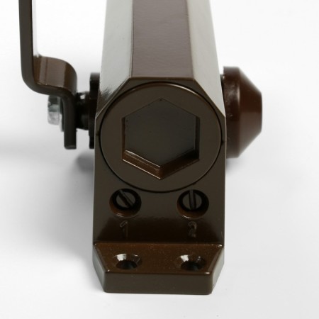 Доводчик дверной ТУНДРА D60BR, до 60 кг, коричневый-6