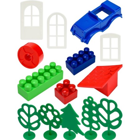 Designer "Little Builder", 110 elements, in the package-1