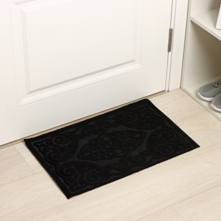 Rug Solfront -Advanced Dilan "Eastern Fairy Tale", without edging, 39 × 62 cm, black color-6