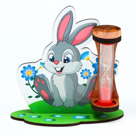 Sanding clock for brushing "Bunny", timer 3 minutes