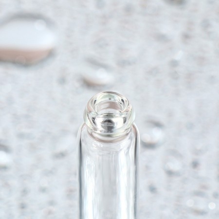 Perfume bottle, glass, with an applicator, 1 ml, packing 100 pcs, the color is transparent/black-3