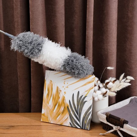 Raccoon dust removal, flat nozzle 40 × 7.5 cm, fluffy nozzle 41 × 13 cm, telescopic pen 210 cm-6