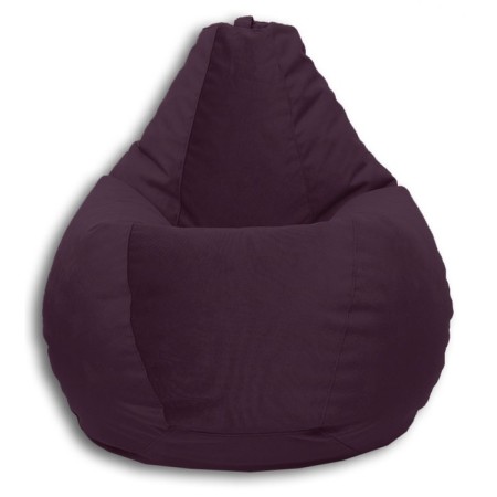 The hand-bag “pear” is positive karate, size m, diameter 70 cm, height 90 cm, velor, purple color