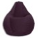 The hand-bag “pear” is positive karate, size m, diameter 70 cm, height 90 cm, velor, purple color