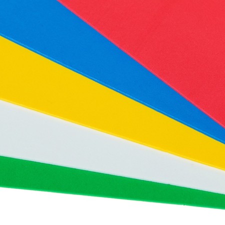 Foamiran colored, A4, 2 mm, Devente set, 5 sheets x 5 colors-2