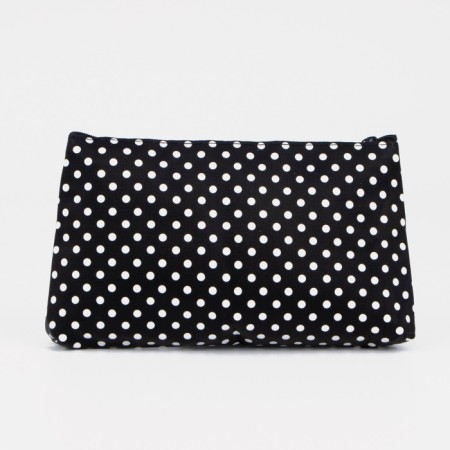 Cosmetic bag with lightning, black color-1