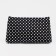 Cosmetic bag with lightning, black color