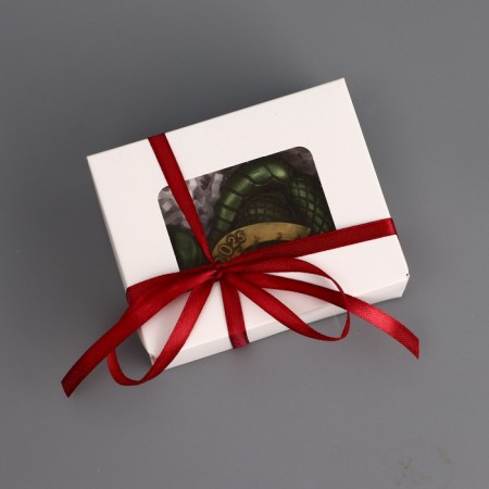 New Year. Figure made of chocolate glaze, "Snake with a hill", 55 g-2