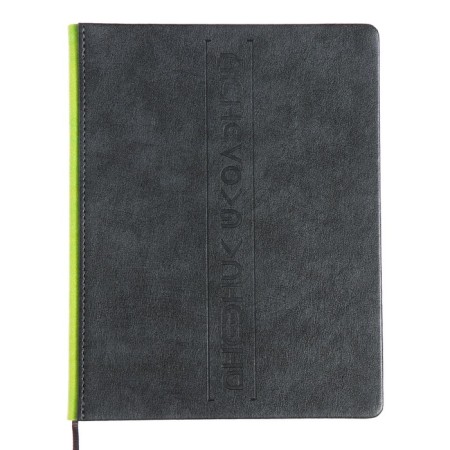 Universal diary for grades 1-11 Oxford, a solid cover of artificial leather, lies, 48 ​​sheets, a light green spine