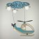 Highlight chandelier 2173/5 E27 40W Blue-and-white 65x40x70 cm Bayerlux