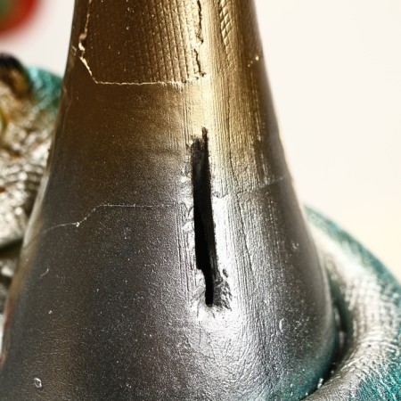 The piggy bank "Snake with champagne" 35x16x16cm-3