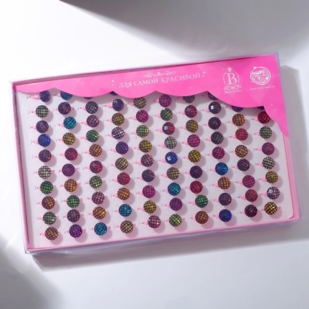 Children's ring "chosen" cage, color mix, dimensionless-3