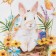 Bunny towel 40x73 cm, 100% HL, sarzha 190 g/m2