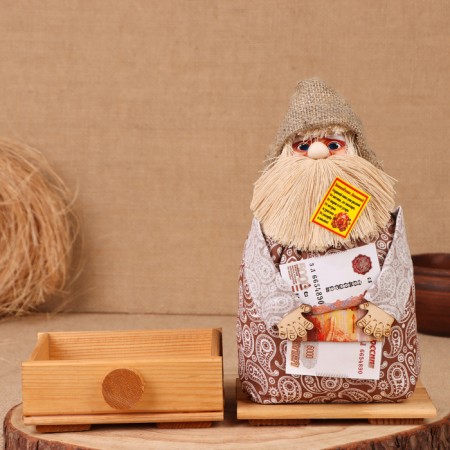 Brownie "Athanasius with a bill", on a chest, 28x15x12 cm-4