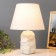 Briana table lamp E14 40W white 22.5x22.5x35 cm