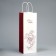 Gift package for a bottle, packaging, "for you", white craft, 13 x 36 x 10 cm
