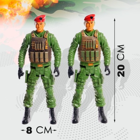 Set of soldiers "Alpha Group", 4 pieces-1