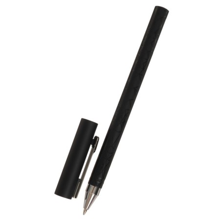 Ballpoint pen Berlingo "Doubleblack", 0. 7mm, blue, needle. Rod 319389-2