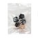 Astrological cubes for fortune -telling "Game time", 3 pcs, gold