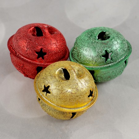Bubenchiki, set 12 pcs., Size 1 pc: 3 × 3 cm, silver color, gold, red, green-1