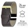A watch strap, male, 24 mm, harness 75 mm, larynx 115 mm, genuine leather, brown.