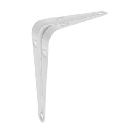 Bracket, 100x75x0.8 mm, metal, white