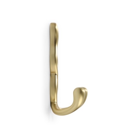 Furniture hook Cappio pigtail, two -rod, satin gold color-3